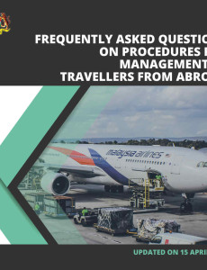 Frequently Asked Questions On Procedures For Management of Travellers From Abroad